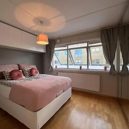City Center Flat W Roof Top Terrace & Free Parking Oslo Exterior photo